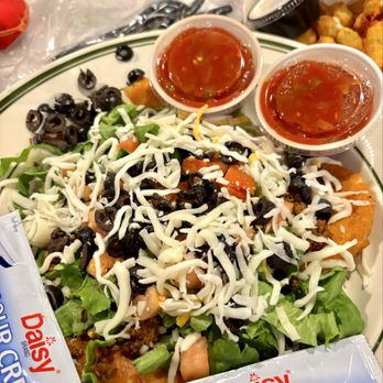 Sparetime Lanes - Navajo taco with too many olives- skip this - American Near Me - Roy, Utah