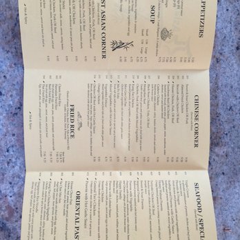 Asian Bistro - Take out menu photos. - Chinese Near Me - Ferndale, Washington