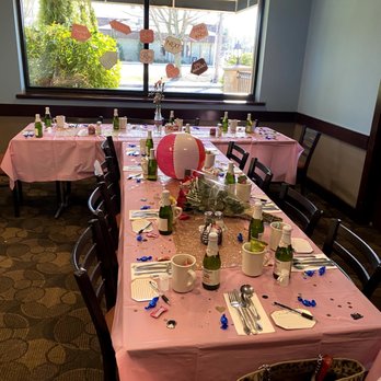 Larry's II Restaurant - a table set for a party - Breakfast & Brunch Near Me - Vineland, New Jersey Larry's II Restaurant - a table set for a party - Breakfast & Brunch Near Me - Vineland, New Jersey
