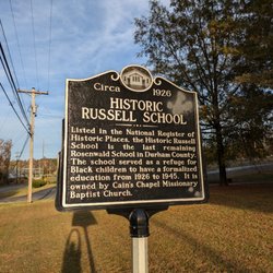 Russell Rosenwald School - Russell Rosenwald School, Hillsborough