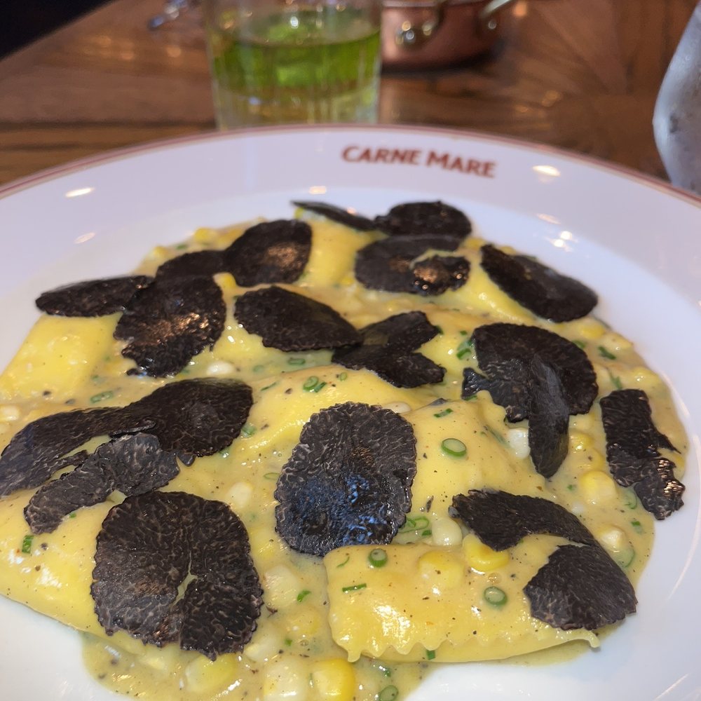 Carne Mare - Sweet Corn Agnolotti - Steakhouses Near Me - New York, New York Carne Mare - Sweet Corn Agnolotti - Steakhouses Near Me - New York, New York