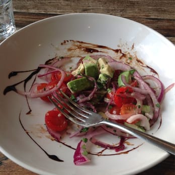 The River Quarter Kitchen - What's left of a fabulous Avocado Salad! - Cafes Near Me - London, XGL