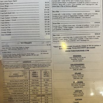 Star Crab - Menu 2023 - Cajun/Creole Near Me - Ventura, California Star Crab - Menu 2023 - Cajun/Creole Near Me - Ventura, California