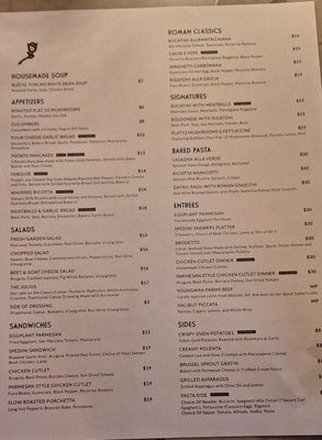 Menu photo 4 Roseland's Atlas Buffalo, NY