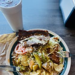 Enchiladas de Mole with Asada