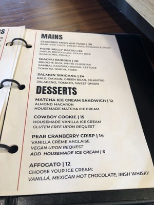 Menu photo 6 Ascent Lounge Teton Viilage, WY