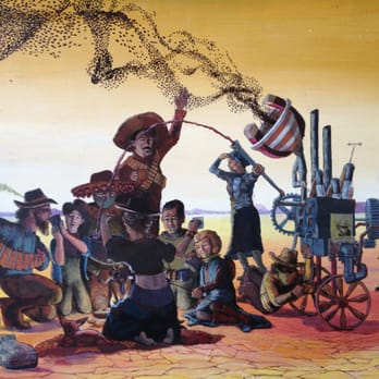 Coffee Bandits - Awesome mural in the lounge area - Coffee & Tea Near Me - Merced, California Coffee Bandits - Awesome mural in the lounge area - Coffee & Tea Near Me - Merced, California