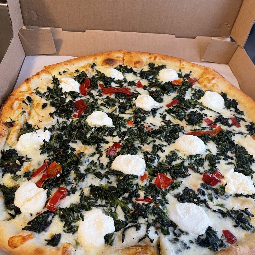 Little Coyote - Whole White Pie - Pizza Near Me - Long Beach, California Little Coyote - Whole White Pie - Pizza Near Me - Long Beach, California