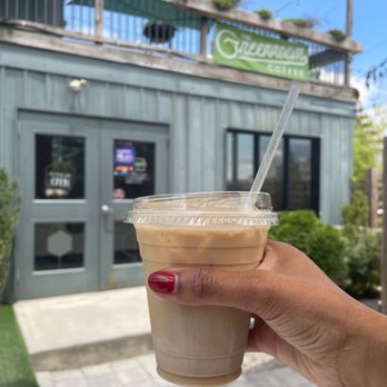 The Greenroom - My caramel latte! - Coffee & Tea Near Me - Huntsville, Alabama The Greenroom - My caramel latte! - Coffee & Tea Near Me - Huntsville, Alabama