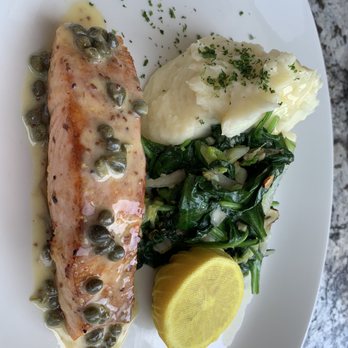 Nick's On 2nd - Pan Seared Scottish Salmon Specialty - New American Near Me - Long Beach, California Nick's On 2nd - Pan Seared Scottish Salmon Specialty - New American Near Me - Long Beach, California