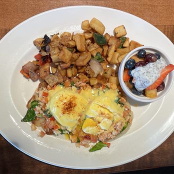 Winewood - Butter Poached Crab And Lobster Bene - New American Near Me - Grapevine, Texas