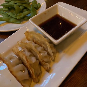 Umi Sake House - Steamed pork gyoza appetizer - Sushi Bars Near Me - Seattle, Washington Umi Sake House - Steamed pork gyoza appetizer - Sushi Bars Near Me - Seattle, Washington