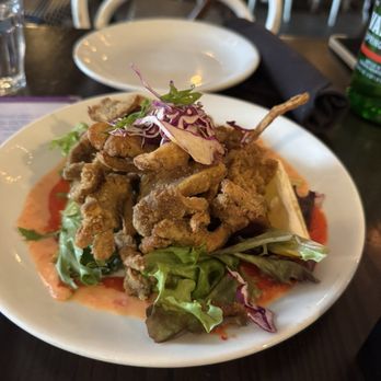 Modern Love Brooklyn - Oyster Mushroom Calamari (gf) - Vegan Near Me - Brooklyn, New York Modern Love Brooklyn - Oyster Mushroom Calamari (gf) - Vegan Near Me - Brooklyn, New York