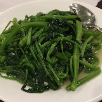 Hubei Restaurant - Stir fried veggie with garlic - Chinese Near Me - Millbrae, California