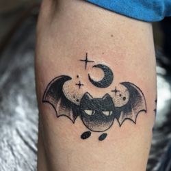 Crow's Nest Tattoo - I just couldn't pass up this judgy little bat.