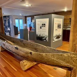 Pacific Maritime Heritage Center - Dugout canoe