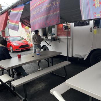El Taconazo Taqueria - Food truck with seating underneath a roof. - Food Stands Near Me - Lancaster, Pennsylvania El Taconazo Taqueria - Food truck with seating underneath a roof. - Food Stands Near Me - Lancaster, Pennsylvania