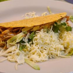 Chicken Taco was good but dry