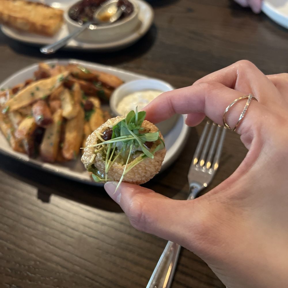 The Kitchen - Indian puff taco - New American Near Me - Austin, Texas