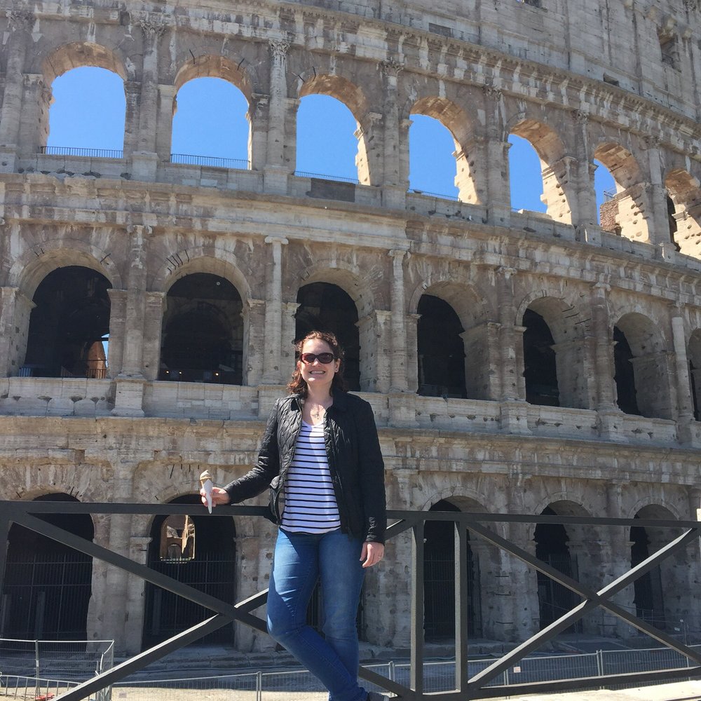 Colosseo - Posing outside the Colosseo. - Local Flavor Near Me - Rome, RM