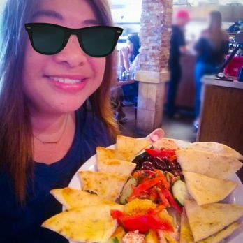 Demitris Taverna - My fave - House Spreads & Olives, $16. Trust me when I say you must get this! Feta spread, hummus, tzatziki, mediterranean salsa w/ pitas. - Greek Near Me - Livermore, California Demitris Taverna - My fave - House Spreads & Olives, $16. Trust me when I say you must get this! Feta spread, hummus, tzatziki, mediterranean salsa w/ pitas. - Greek Near Me - Livermore, California
