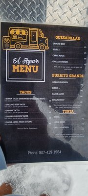 Menu photo 2 El Agave Juneau, AK Menu photo 2 El Agave Juneau, AK