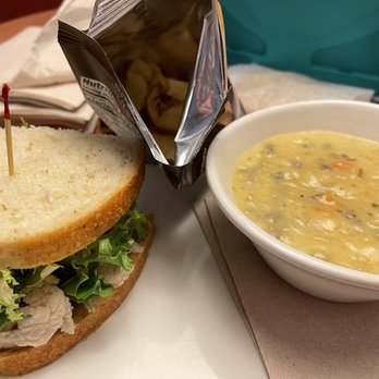 Panera Bread - Pick 2 Roasted Turkey Sandwhich and Chicken and Wild Rice Soup - Salad Near Me - Oro Valley, Arizona Panera Bread - Pick 2 Roasted Turkey Sandwhich and Chicken and Wild Rice Soup - Salad Near Me - Oro Valley, Arizona