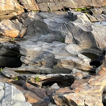 Glacial Potholes - The Shelburne Falls Potholes look like they're from another planet. They call them Glacial Potholes but came after the glaciers. - Landmarks & Historical Buildings Near Me - Shelburne Falls, Massachusetts Glacial Potholes - The Shelburne Falls Potholes look like they're from another planet. They call them Glacial Potholes but came after the glaciers. - Landmarks & Historical Buildings Near Me - Shelburne Falls, Massachusetts