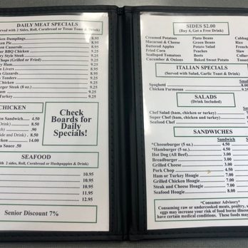 Southern Lunch - Inside of menu - Southern Near Me - Lexington, North Carolina Southern Lunch - Inside of menu - Southern Near Me - Lexington, North Carolina