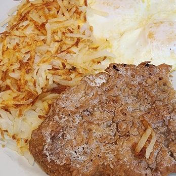 Mr. Stacks - They brought the breaded steak back with the gravy scrapped off and flipped over to hide it - Breakfast & Brunch Near Me - Melrose Park, Illinois Mr. Stacks - They brought the breaded steak back with the gravy scrapped off and flipped over to hide it - Breakfast & Brunch Near Me - Melrose Park, Illinois