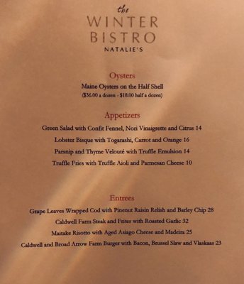 Menu photo 6 Natalie's Camden, ME Menu photo 6 Natalie's Camden, ME