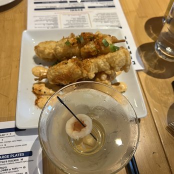 Tavernakaya - Lychee cocktail, Tempura Cheese Curds - Japanese Near Me - Madison, Wisconsin
