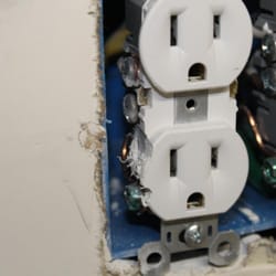 Mink Enterprises - and damaged the receptacle! Google ads say "Hire a Pro & Get a Job Done Right." I suggest you do! And these guys aren't it!