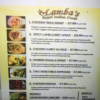 Lamba's Royal Indian - the menu - Indian Near Me - Austin, Texas