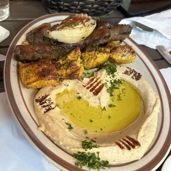 Old Jerusalem Restaurant - Meat Combination Plate - Mediterranean Near Me - San Francisco, California Old Jerusalem Restaurant - Meat Combination Plate - Mediterranean Near Me - San Francisco, California