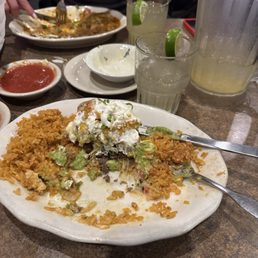 Chimichanga with jalp dip. Chimichanga with jalp dip.