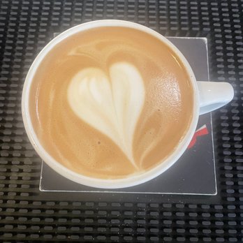 Bohemeo's - Hot latte with oatmilk - Coffee & Tea Near Me - Houston, Texas