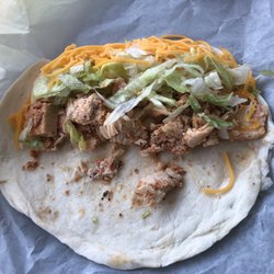X-rated pic of chicken soft taco