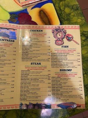 Menu photo 4 Don Jose Mexican Restaurant East Hanover, NJ