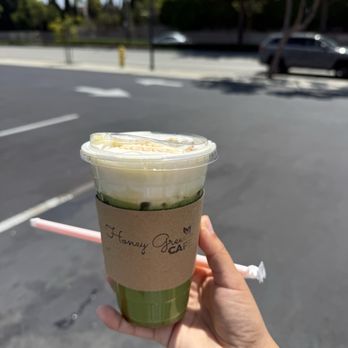 Honey Greens Cafe - Crème Brûlée Matcha Latte - Juice Bars & Smoothies Near Me - Downey, California Honey Greens Cafe - Crème Brûlée Matcha Latte - Juice Bars & Smoothies Near Me - Downey, California