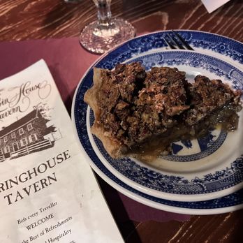 Dobbin House Tavern - Pecan Pie at Dobbin House Taven Est. 1776 in Gettysburg, PA - Bars Near Me - Gettysburg, Pennsylvania