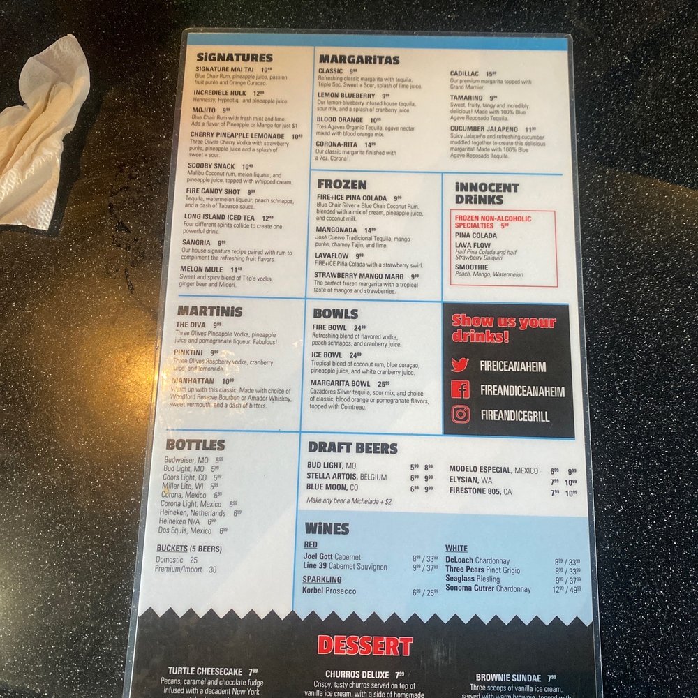 Fire + Ice - New American Near Me - Anaheim, California Fire + Ice - New American Near Me - Anaheim, California