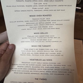 Fore Street - New American Near Me - Portland, Maine