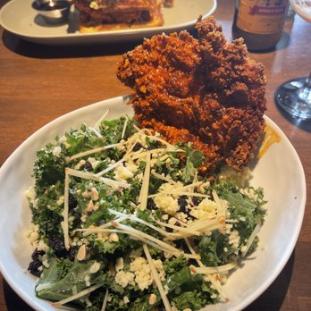 Common Stock - Kale salad with Nashville Hot Chicken added - New American Near Me - San Diego, California