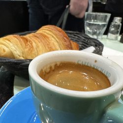 Bechu - Espresso (coffee) and Croissant