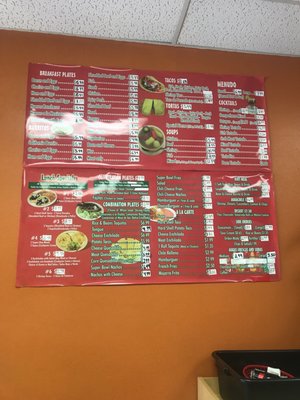 Menu photo 4 Orozco's Mexican Food San Jacinto, CA