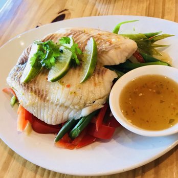 Line Thai - Tilapia Salad - Thai Near Me - Fremont, California Line Thai - Tilapia Salad - Thai Near Me - Fremont, California