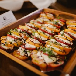 A Fork Full of Earth Organic Catering - Heirloom tomato caprese salad