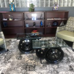 Paratransit - The lobby!! Cool tables,,notice the rims?!?