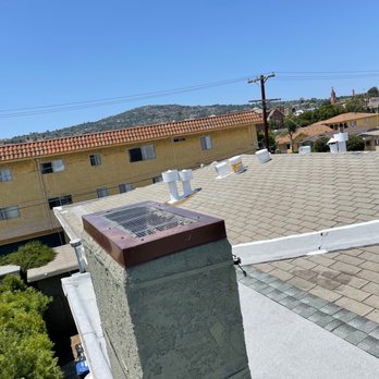 Chandler's Roofing - Custom made chimney spark arrestor screen - Roofing Near Me - Gardena, California Chandler's Roofing - Custom made chimney spark arrestor screen - Roofing Near Me - Gardena, California